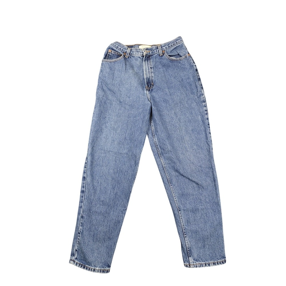 Vintage Gap Reverse Fit Jeans Womens 14 Ankle‎ Blue High Rise Denim Made USA